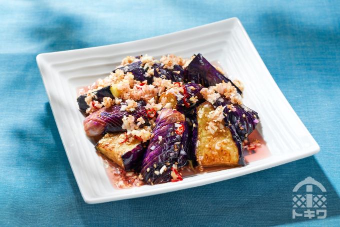 揚げなすの中華風南蛮漬け