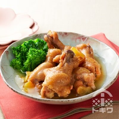 手羽元のべんりで酢煮