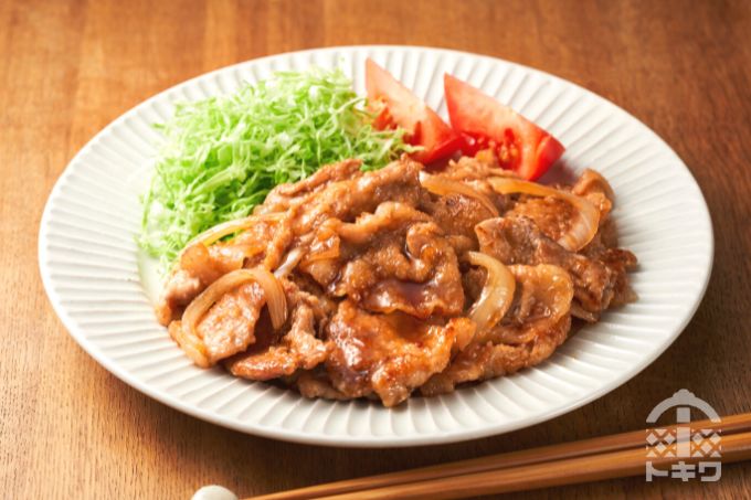 玉ねぎと豚こま肉の生姜焼き | トキワさん家のキッチン