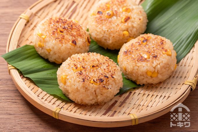 お弁当のごちそうおにぎり⑤ 焼とうもろこし風おにぎり