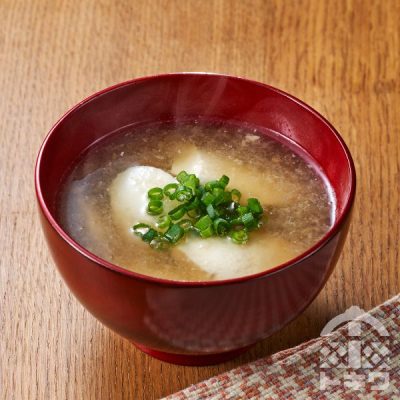 生姜たっぷり豆腐のみぞれ汁