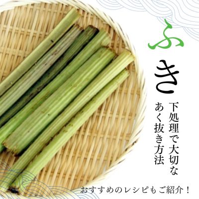 ふきの下処理で大切なあく抜き方法!おすすめのレシピもご紹介